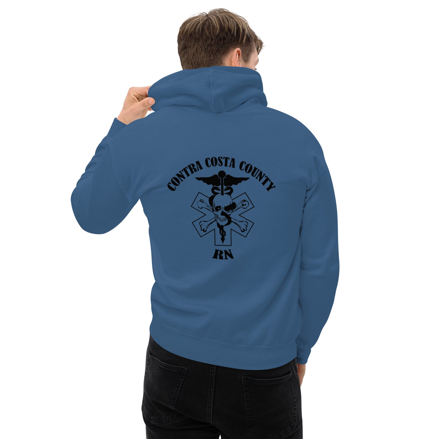 RN Hoodie Black Text