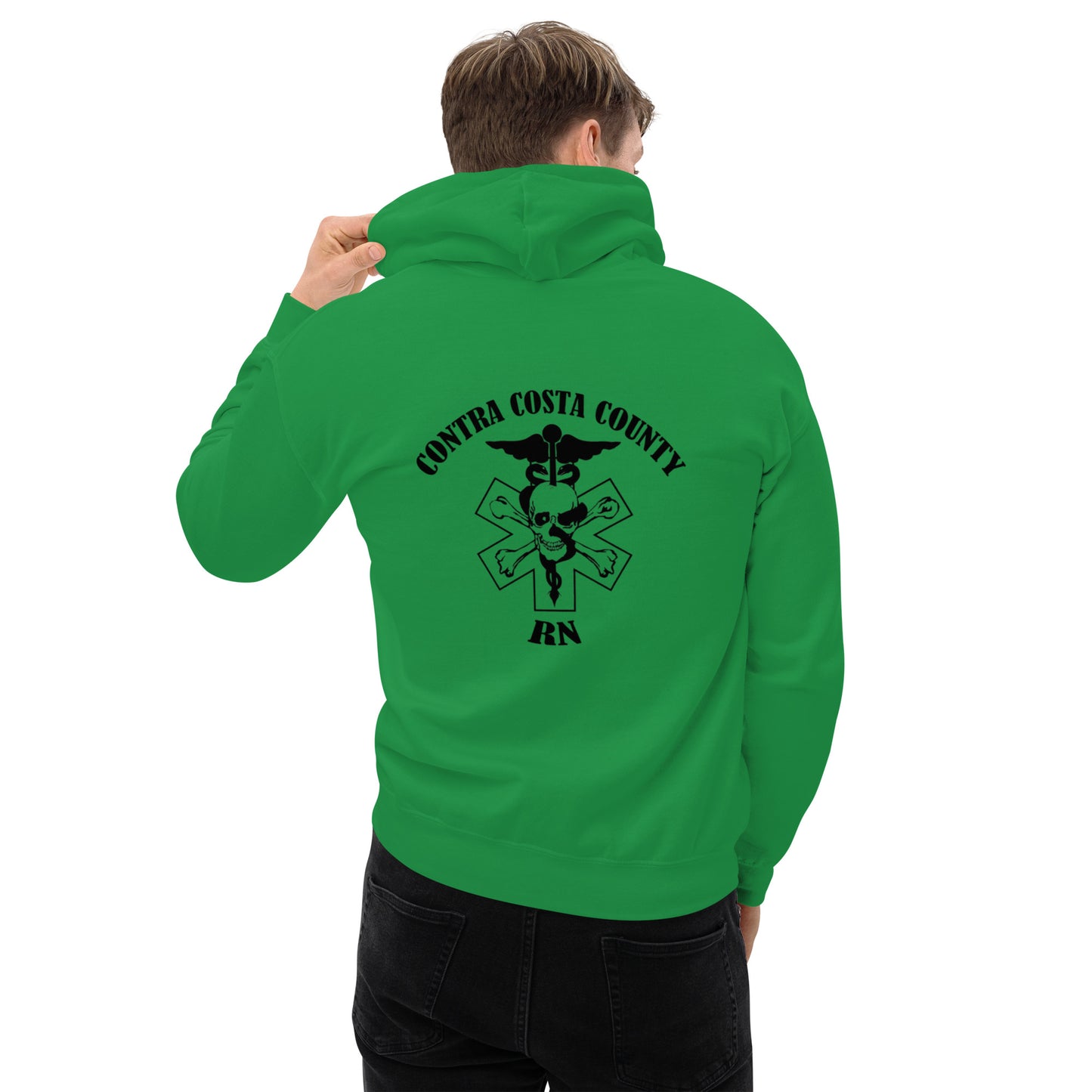 RN Hoodie Black Text