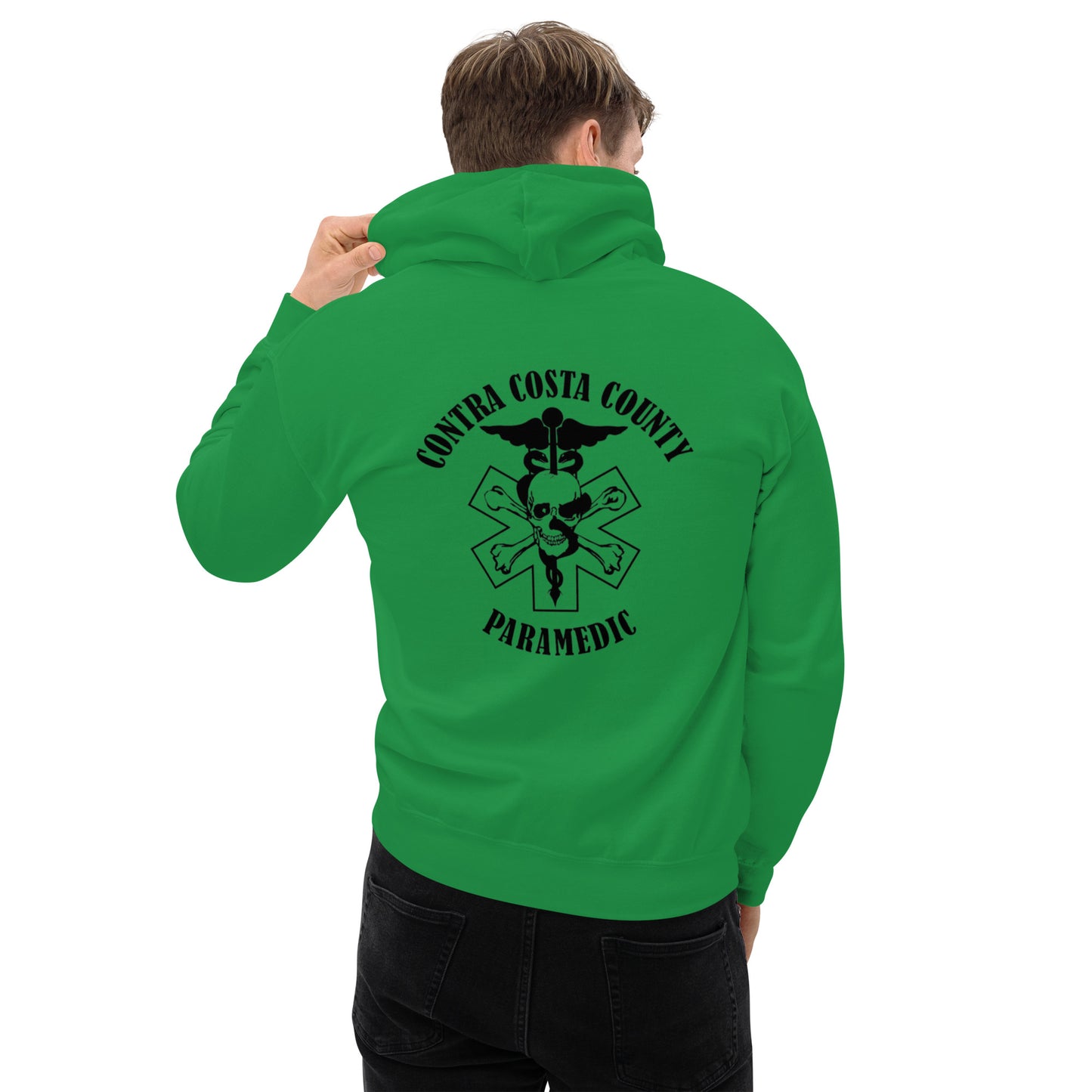 Paramedic Hoodie Black Text