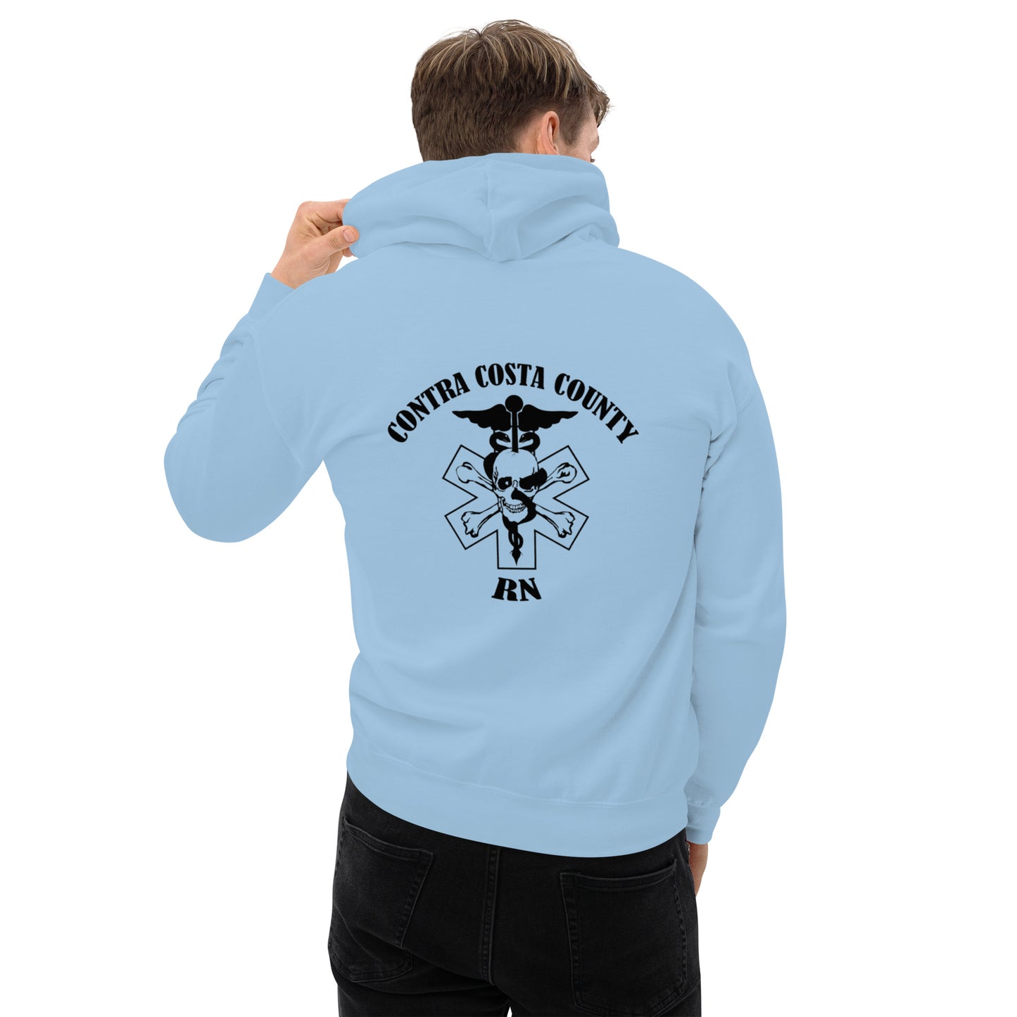 RN Hoodie Black Text