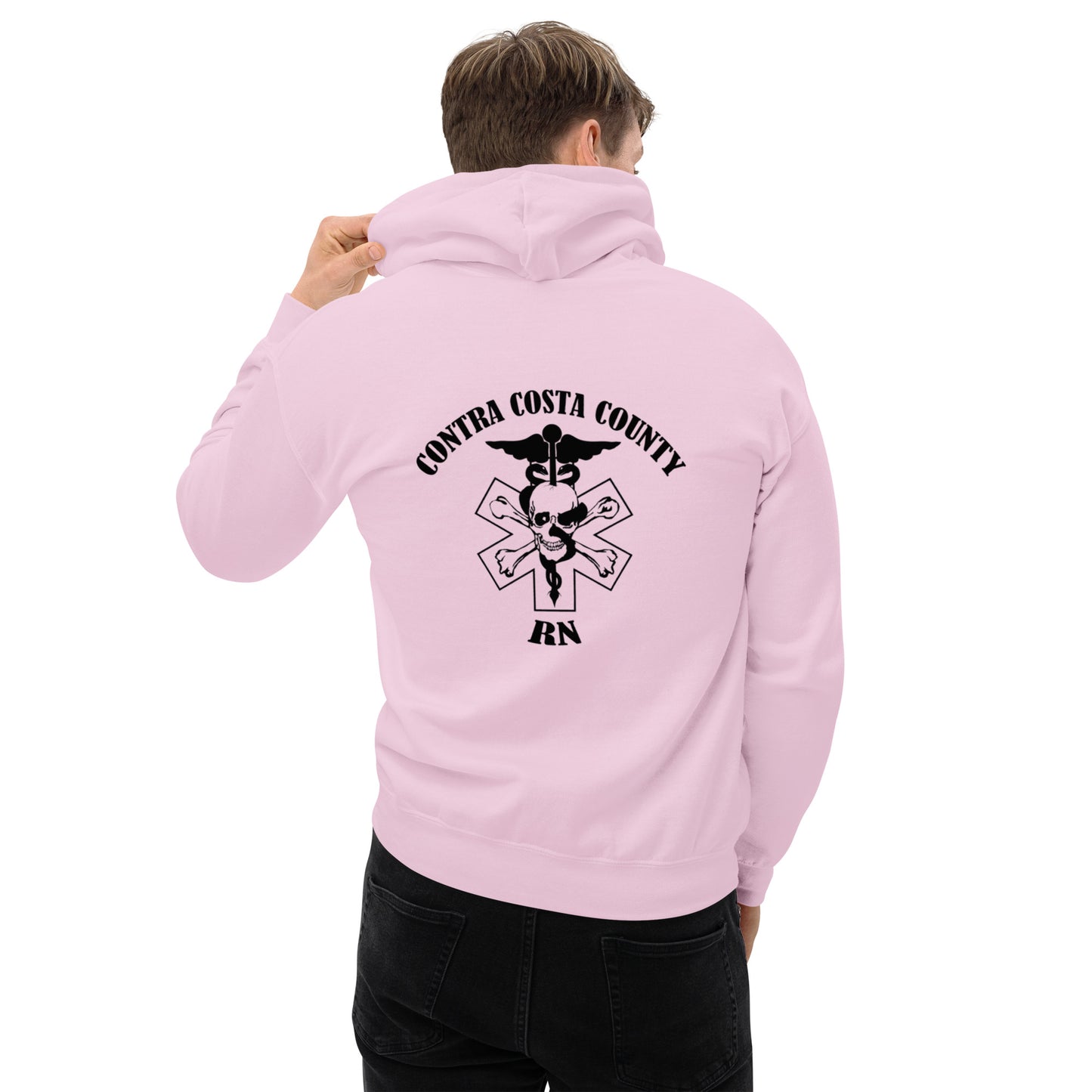 RN Hoodie Black Text