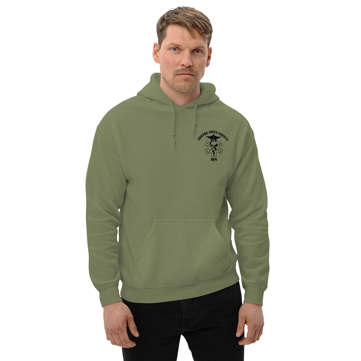 RN Hoodie Black Text