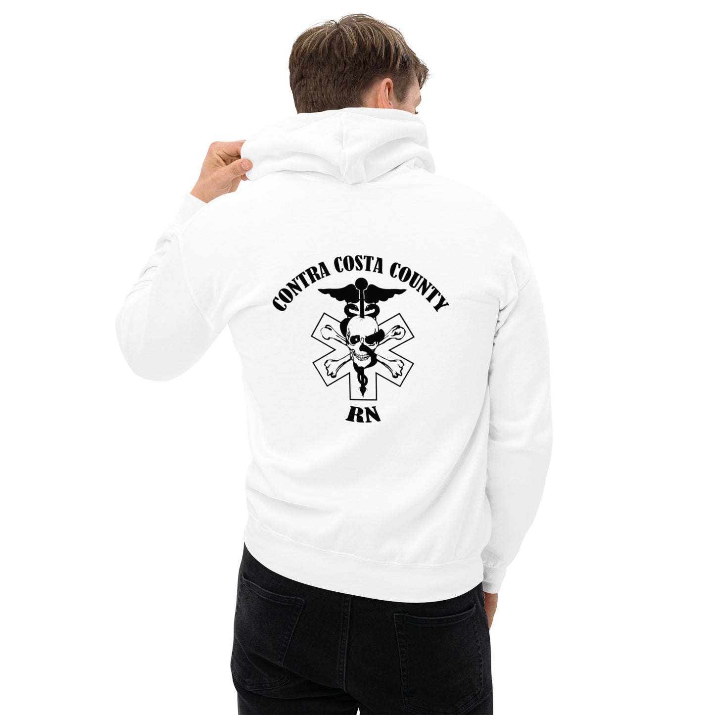 RN Hoodie Black Text