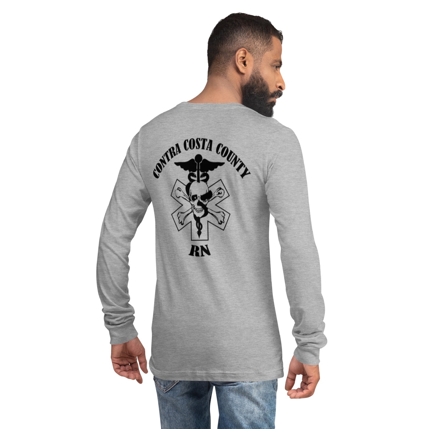 RN Long Sleeve Tee Black Text