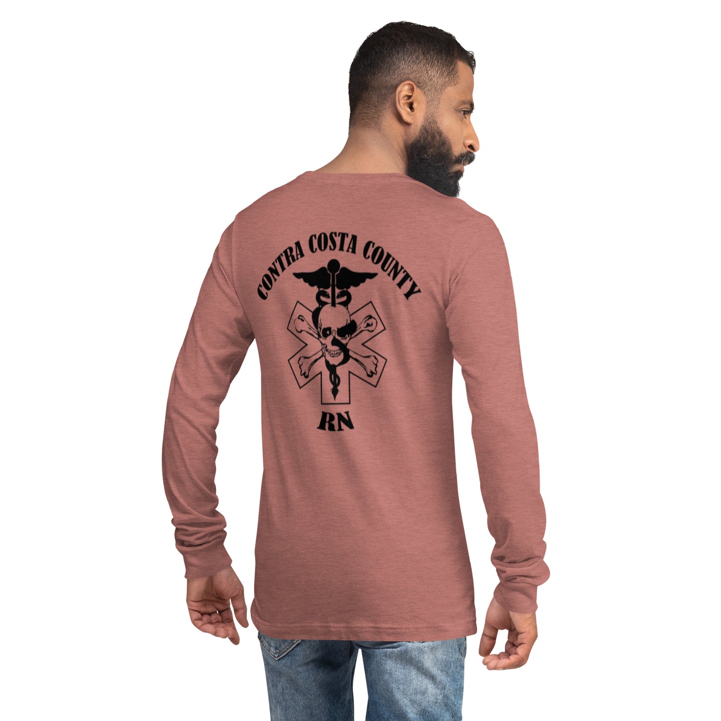 RN Long Sleeve Tee Black Text