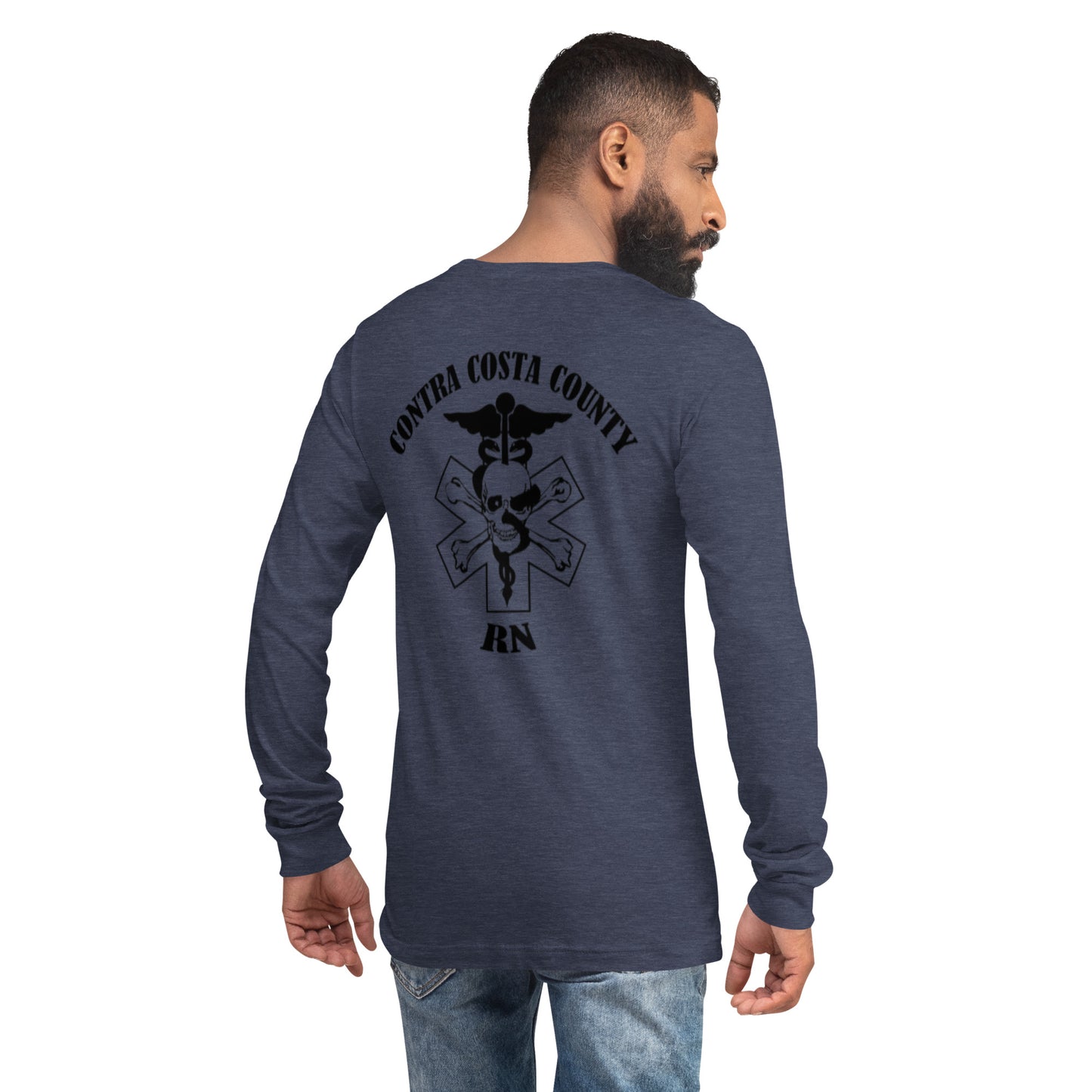RN Long Sleeve Tee Black Text