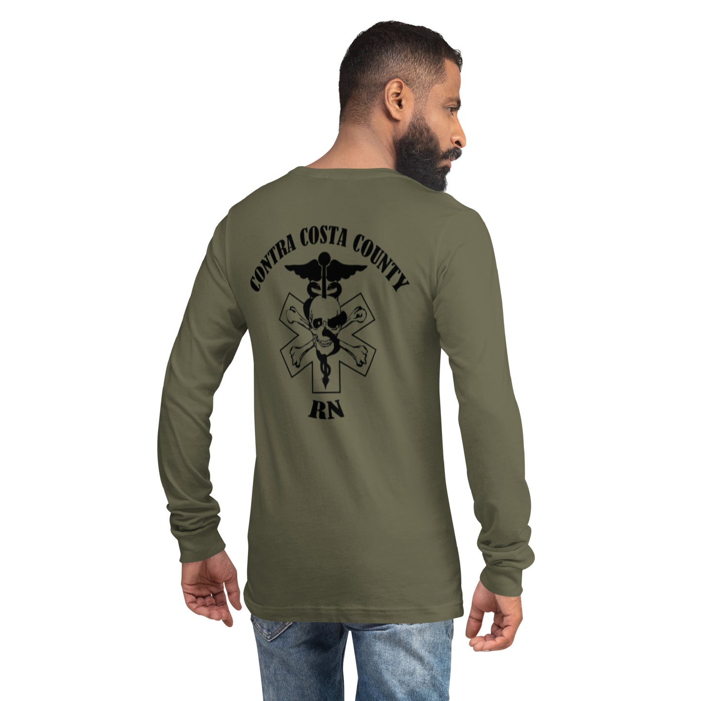 RN Long Sleeve Tee Black Text