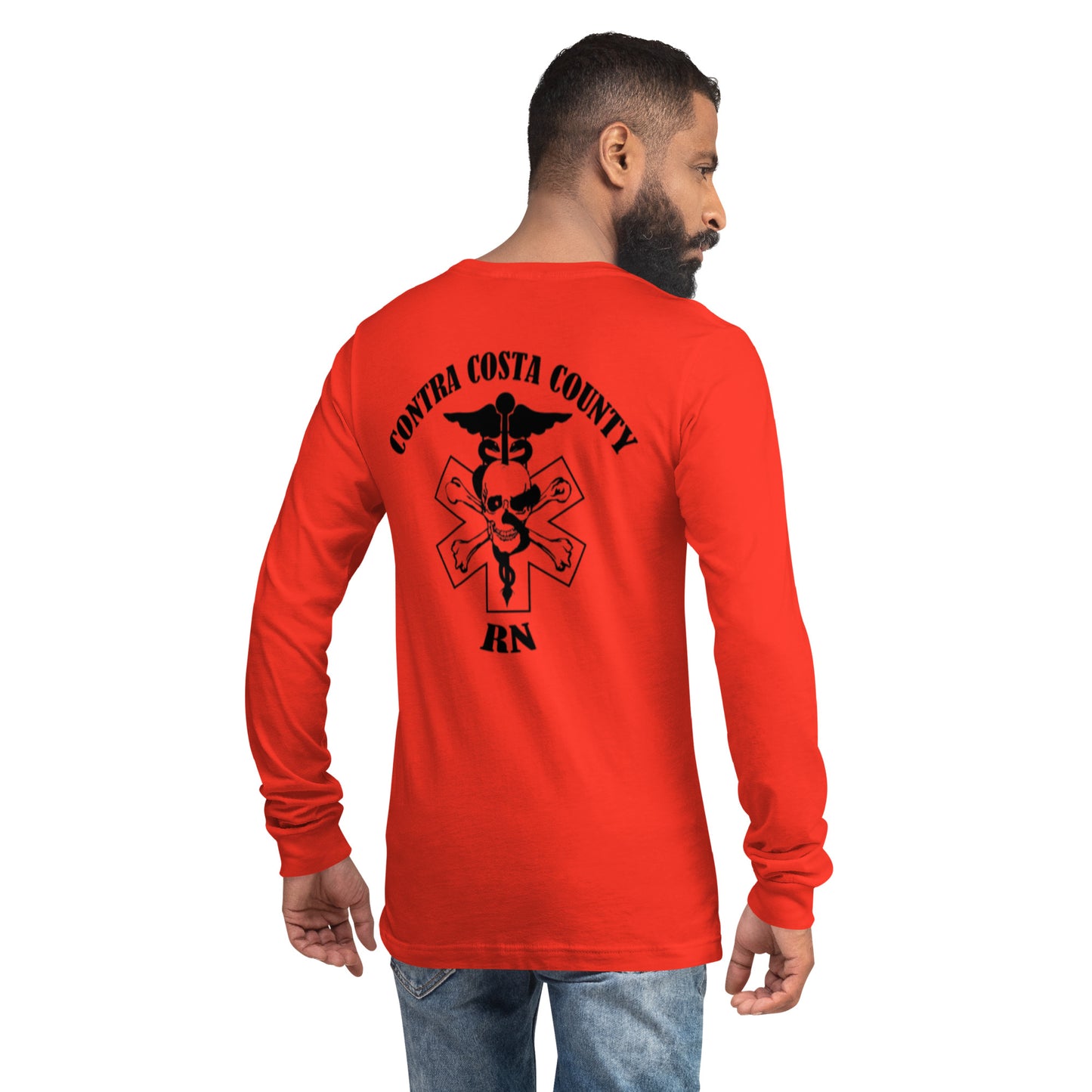 RN Long Sleeve Tee Black Text