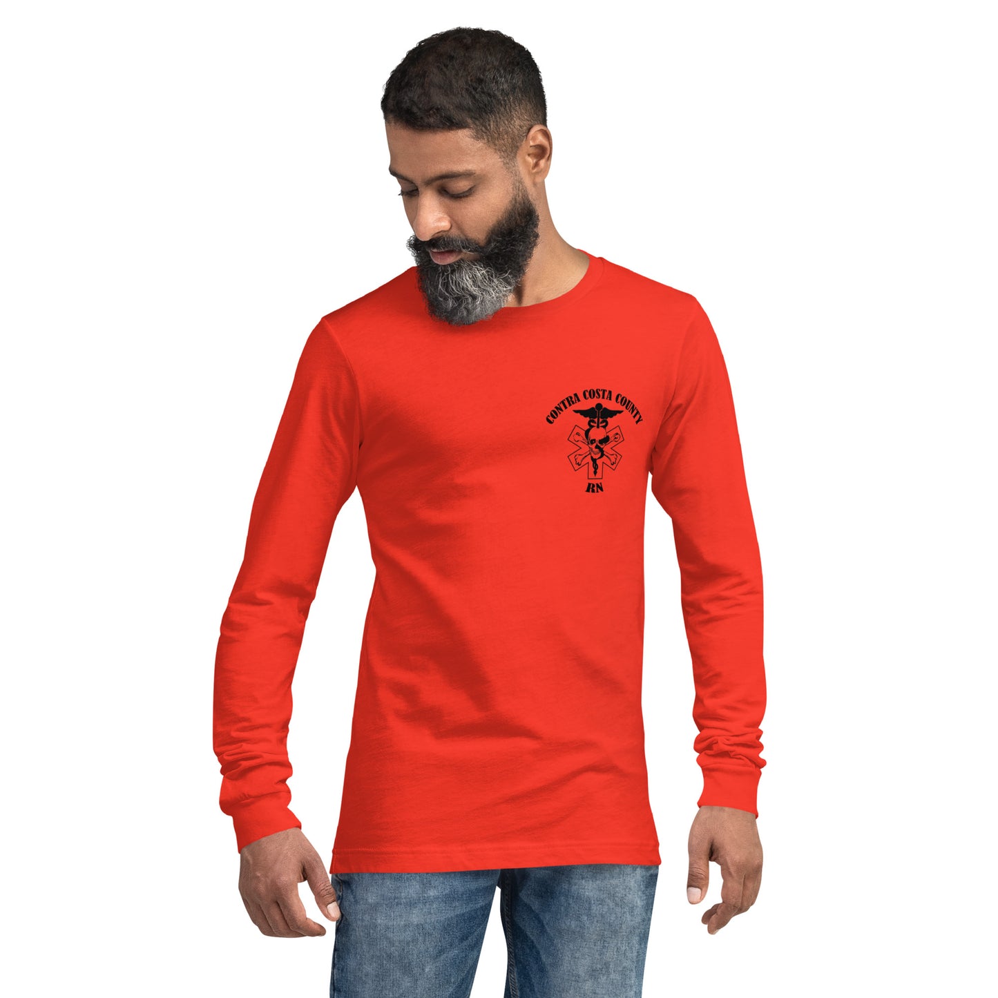 RN Long Sleeve Tee Black Text