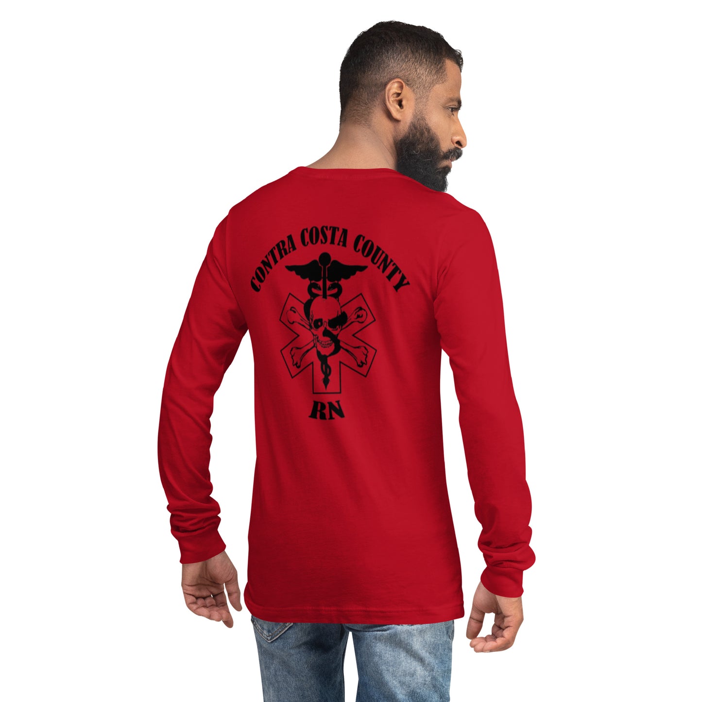 RN Long Sleeve Tee Black Text
