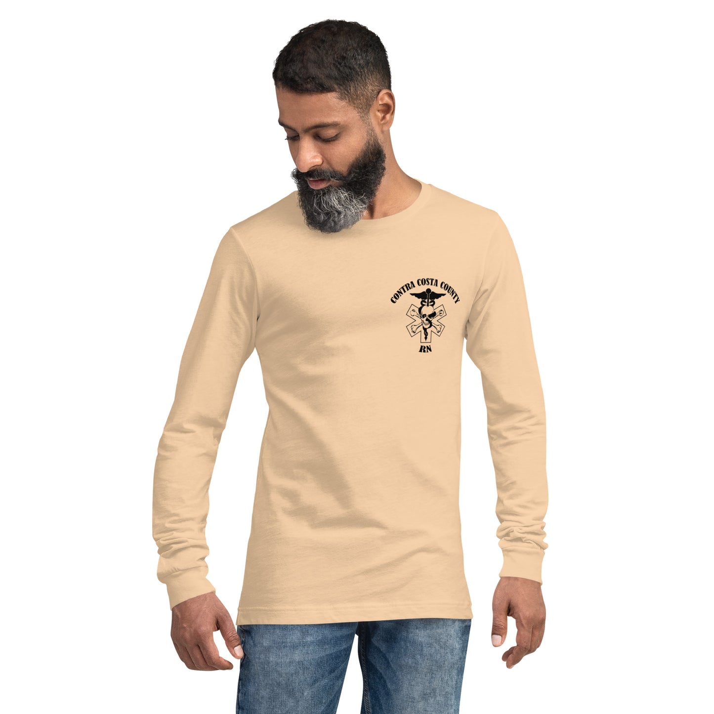 RN Long Sleeve Tee Black Text