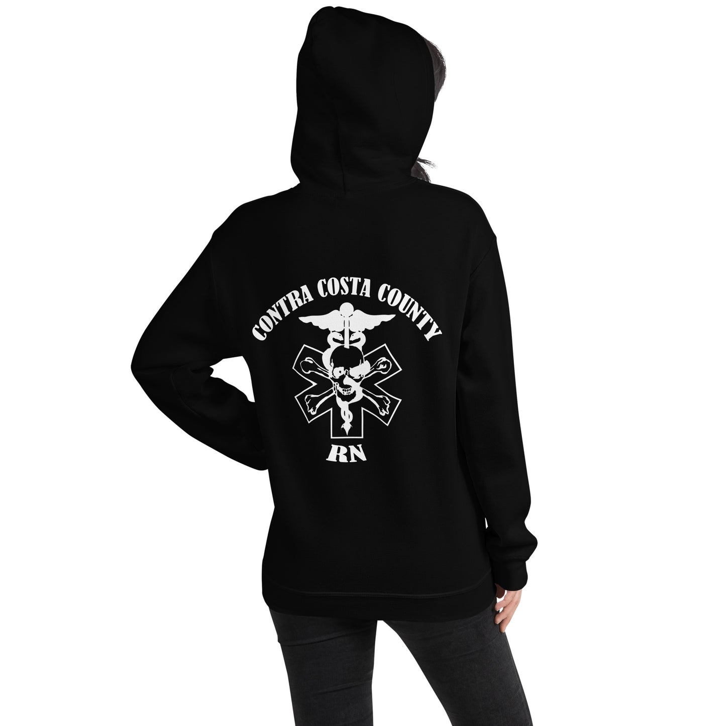 RN Hoodie White Text