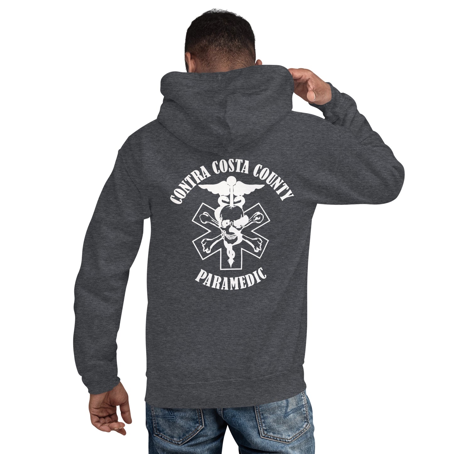 Paramedic Hoodie White Text
