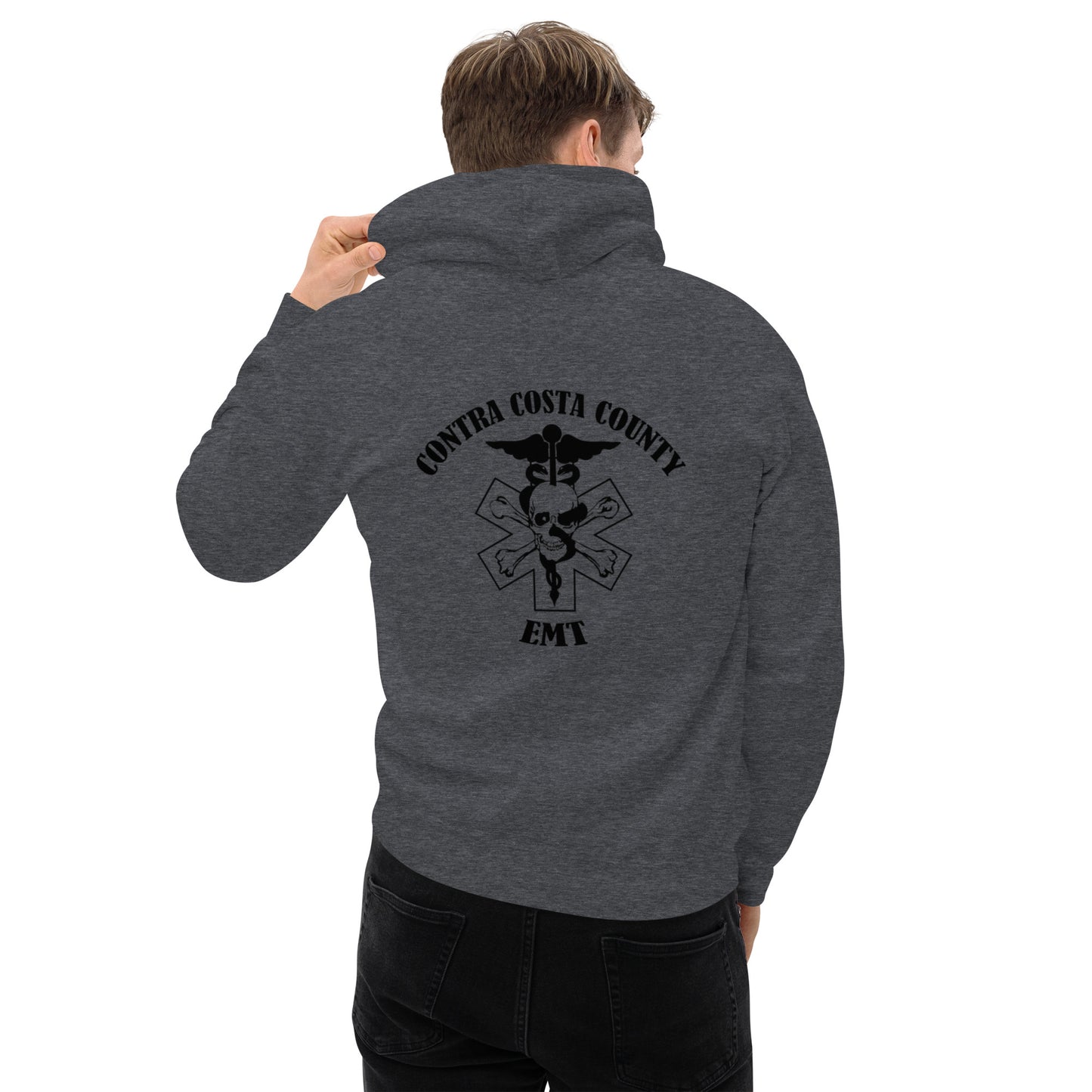 EMT Hoodie Black Text