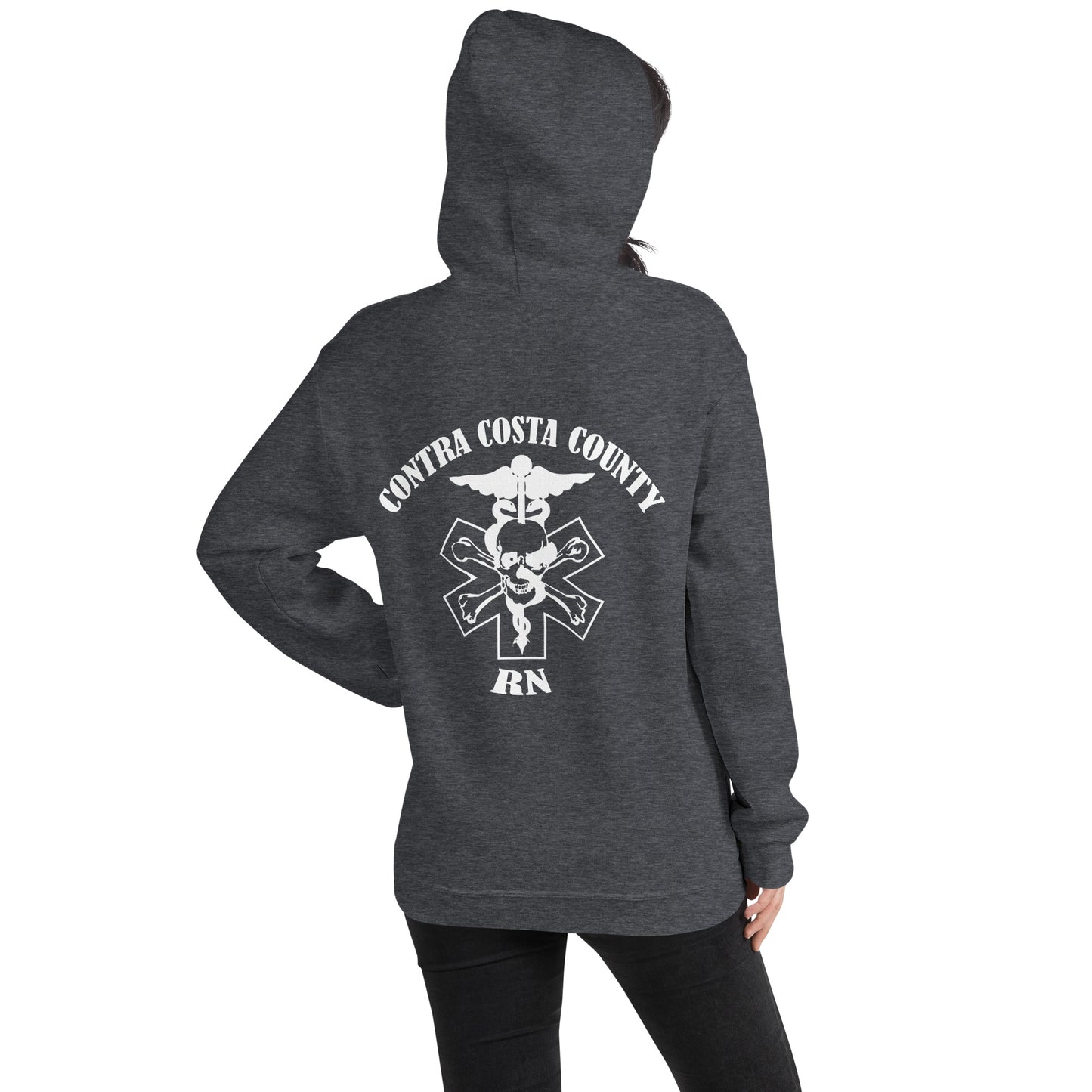 RN Hoodie White Text