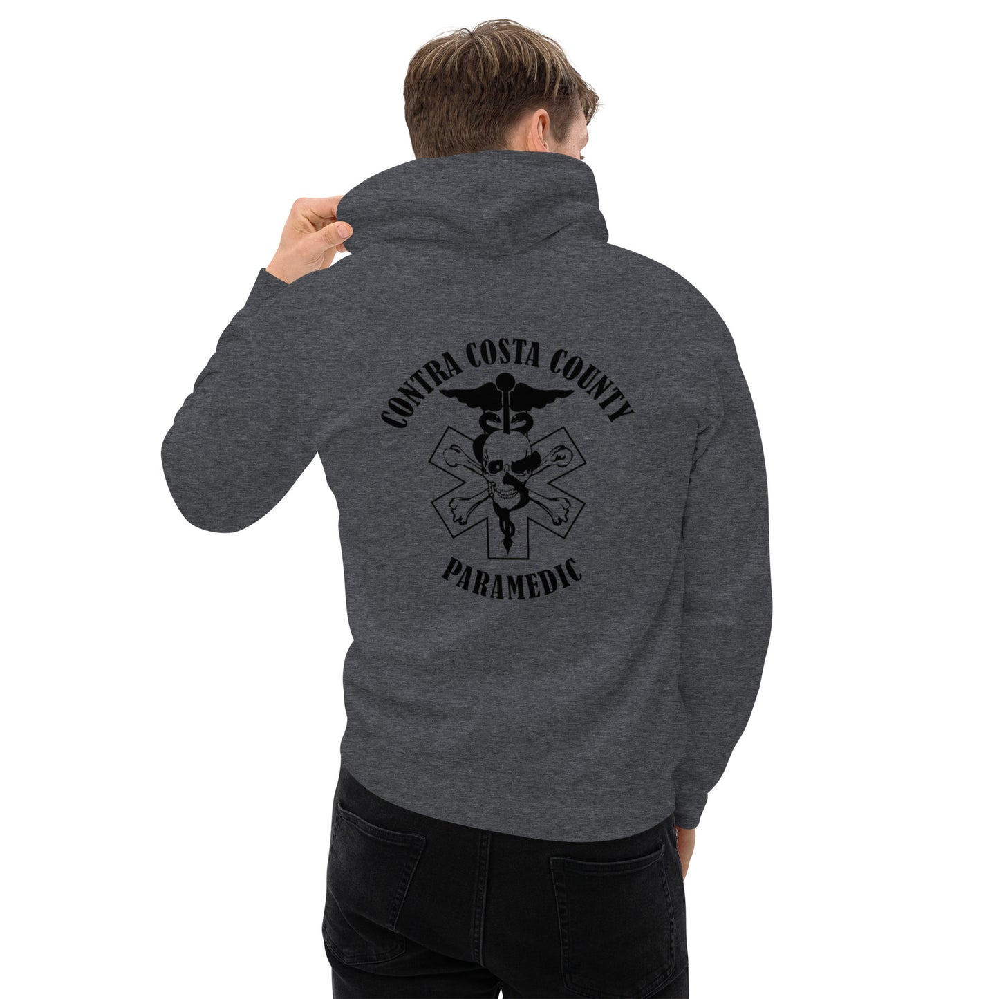 Paramedic Hoodie Black Text