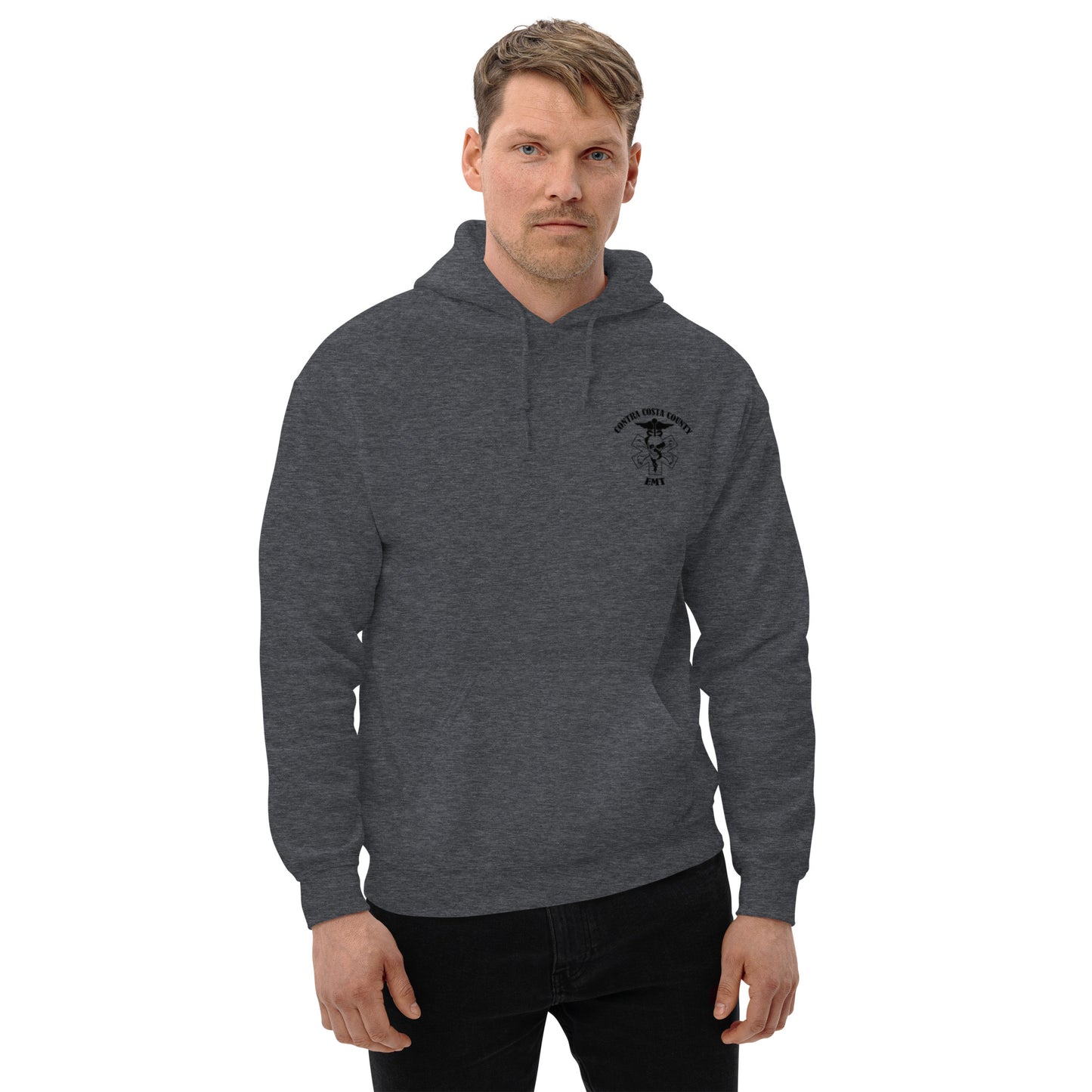 EMT Hoodie Black Text