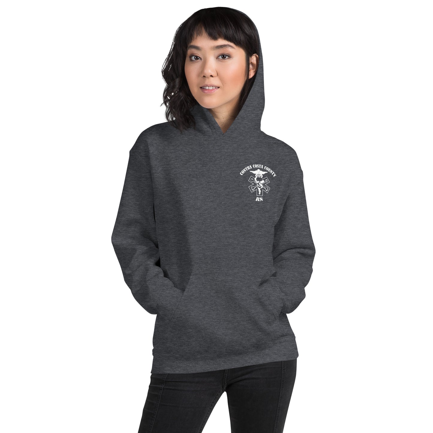 RN Hoodie White Text