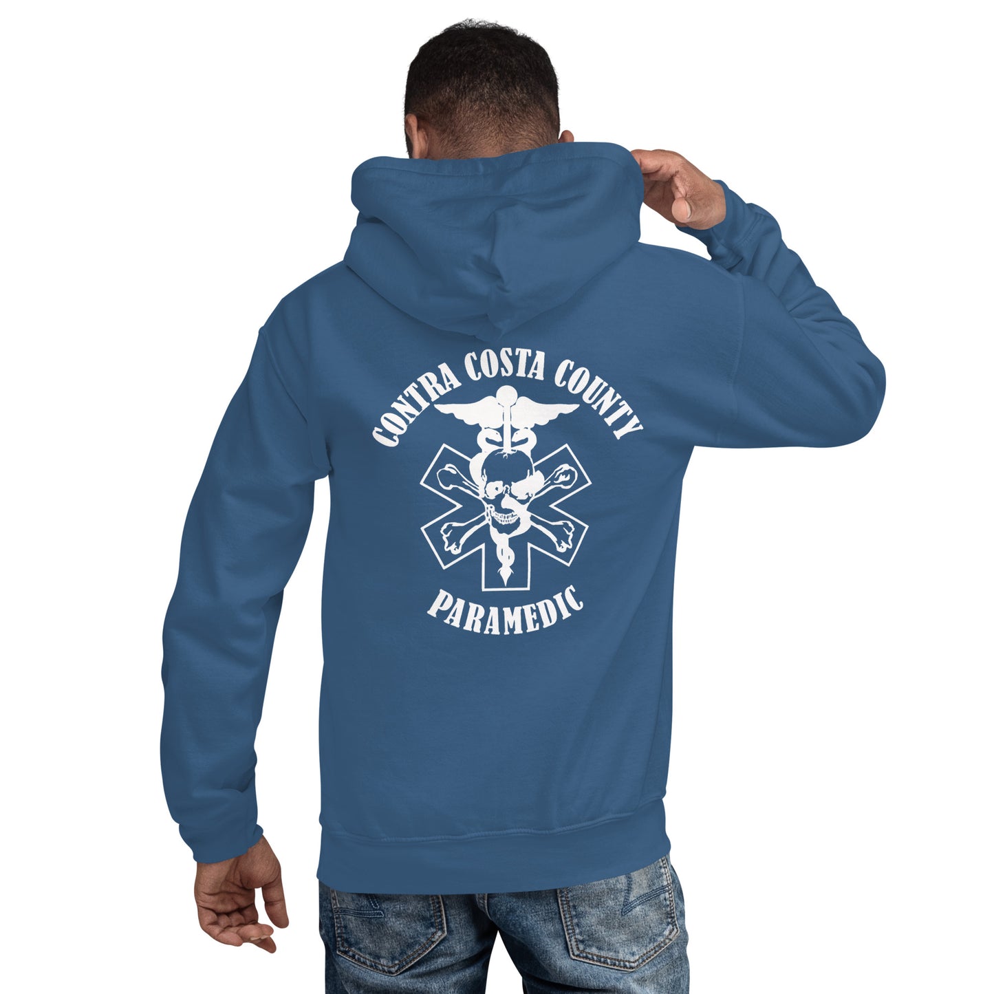 Paramedic Hoodie White Text