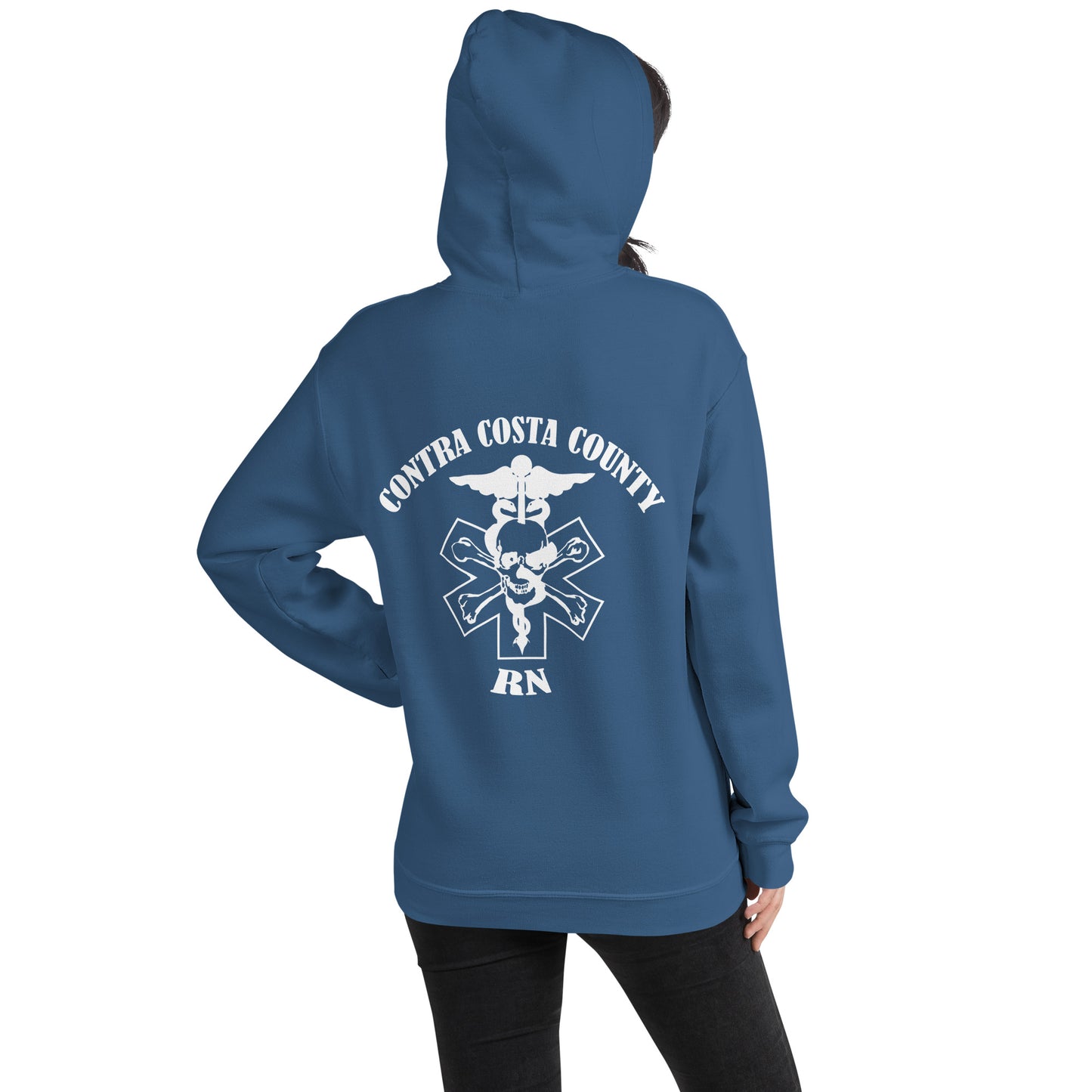 RN Hoodie White Text