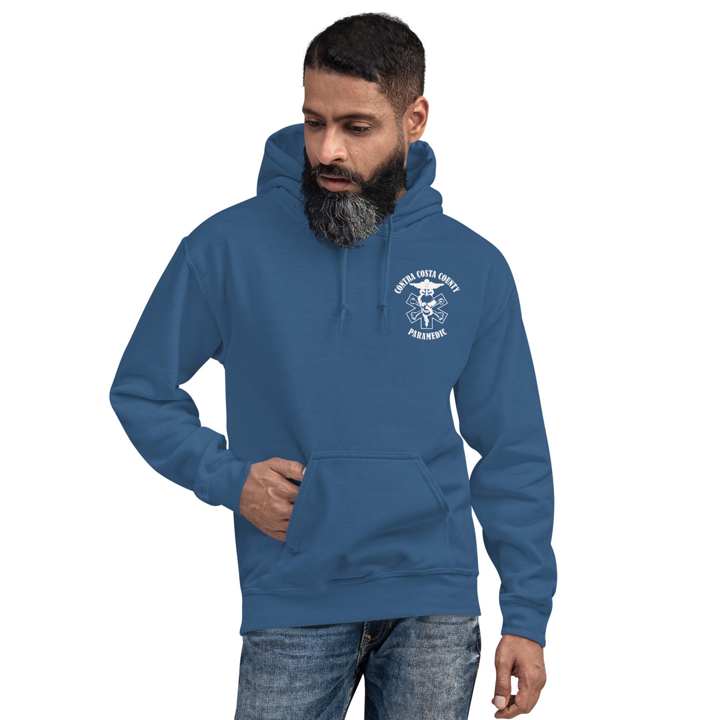Paramedic Hoodie White Text