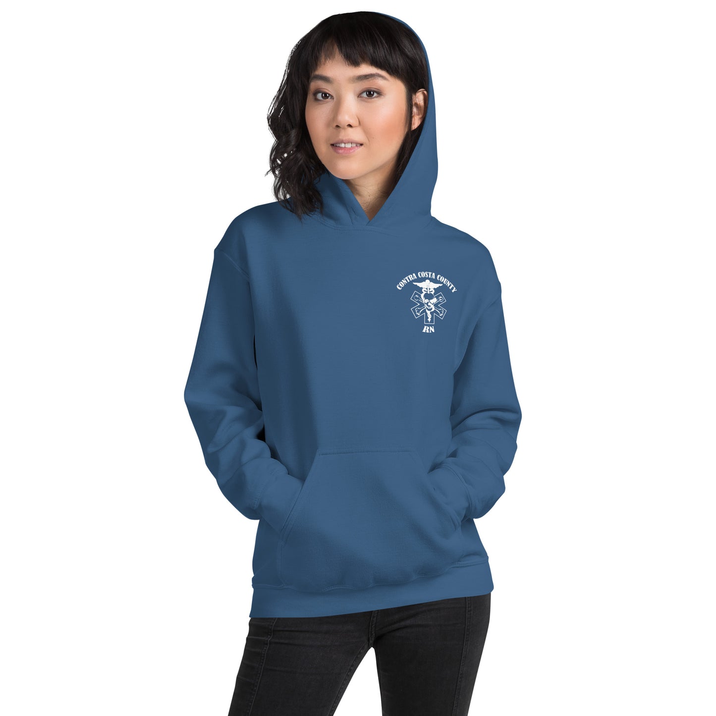 RN Hoodie White Text