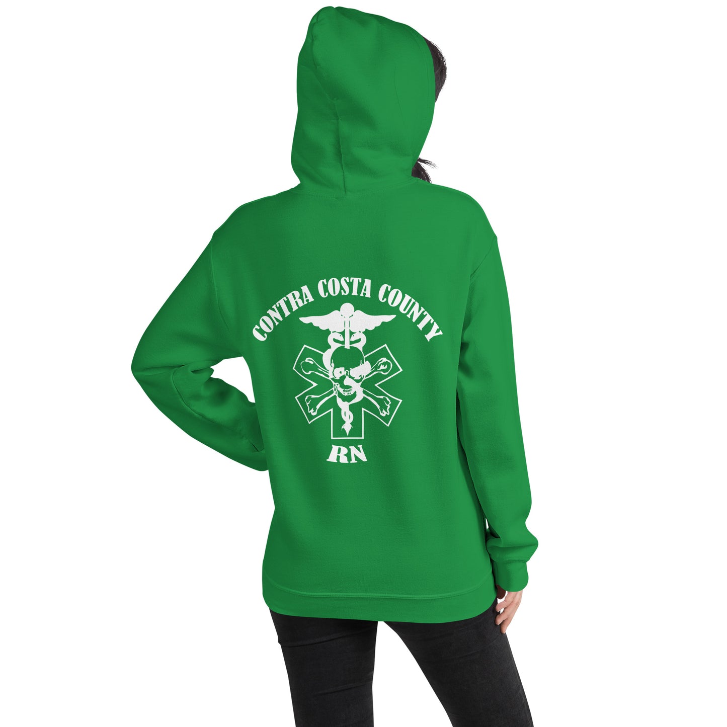 RN Hoodie White Text