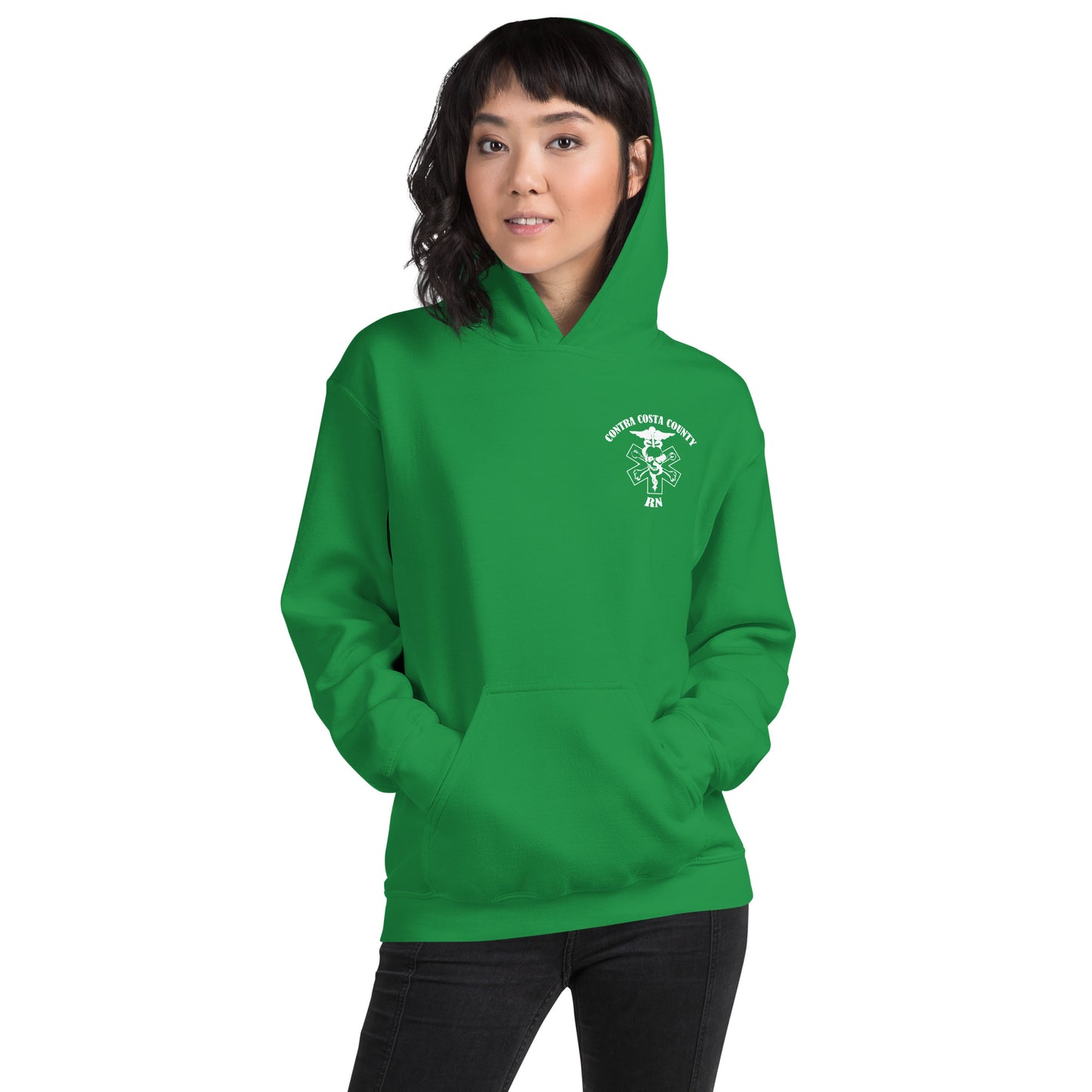 RN Hoodie White Text