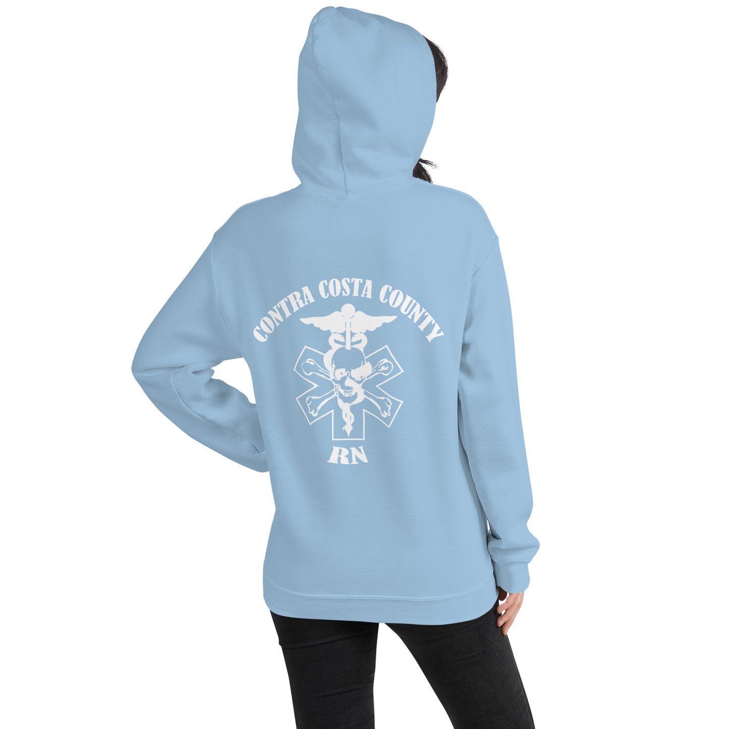 RN Hoodie White Text