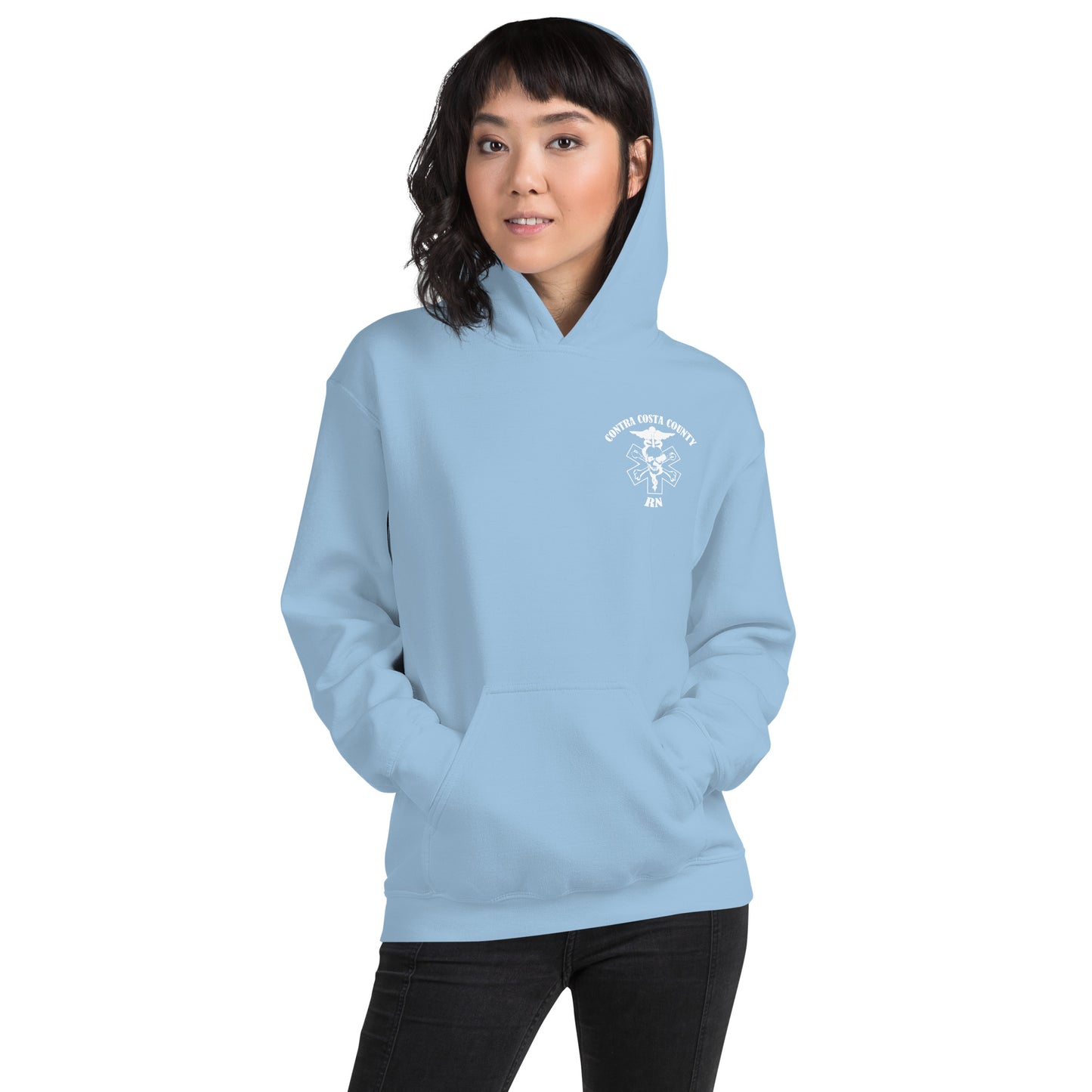 RN Hoodie White Text