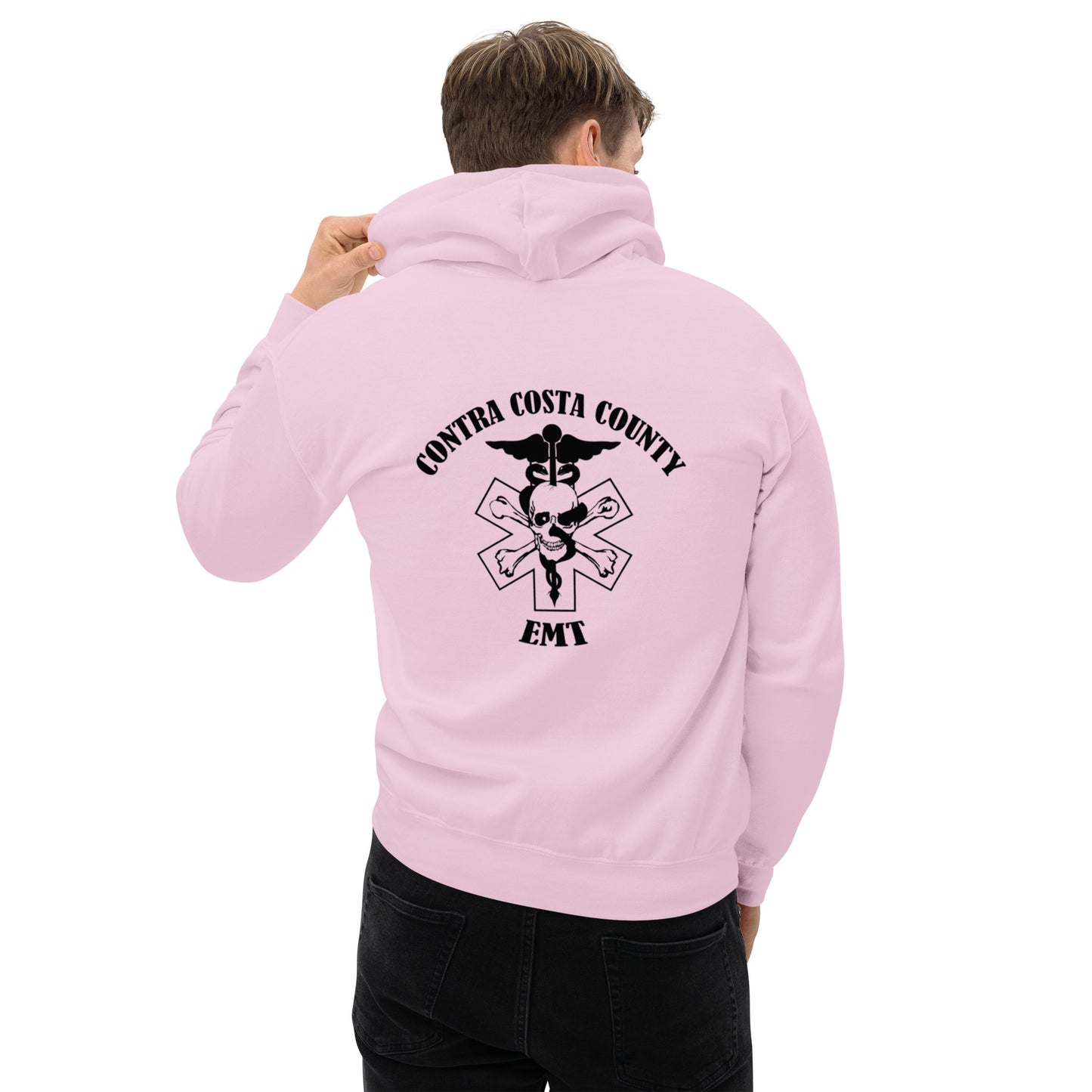 EMT Hoodie Black Text