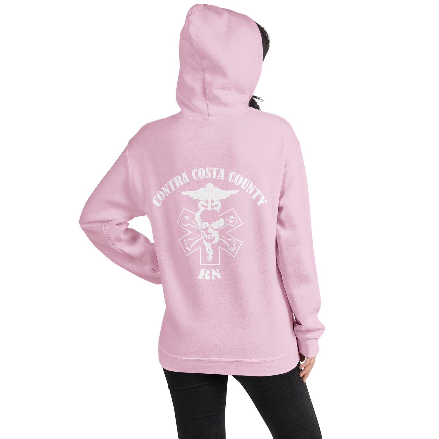 RN Hoodie White Text