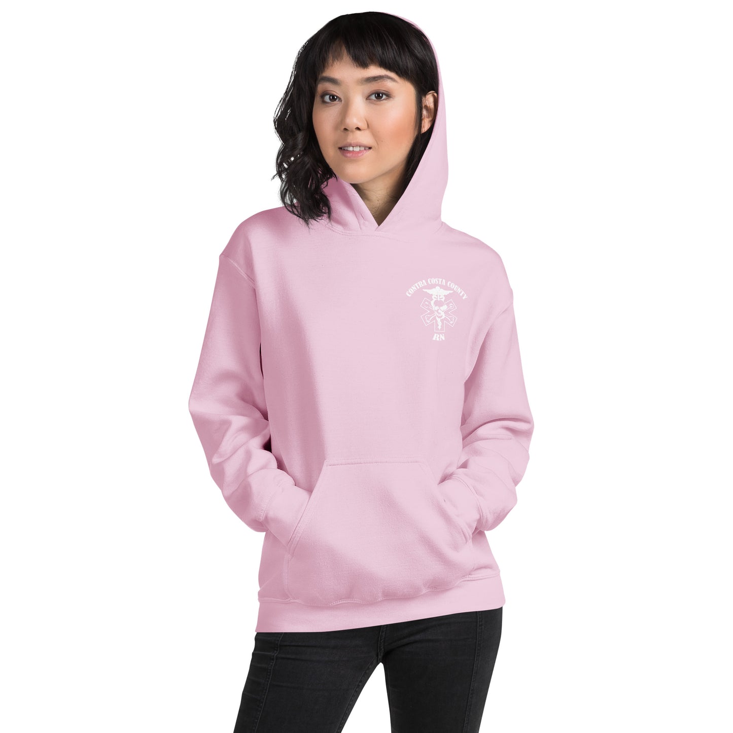 RN Hoodie White Text