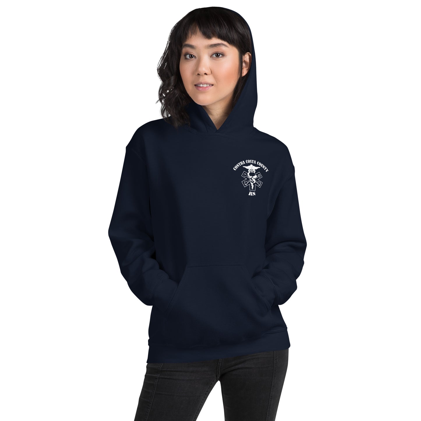 RN Hoodie White Text