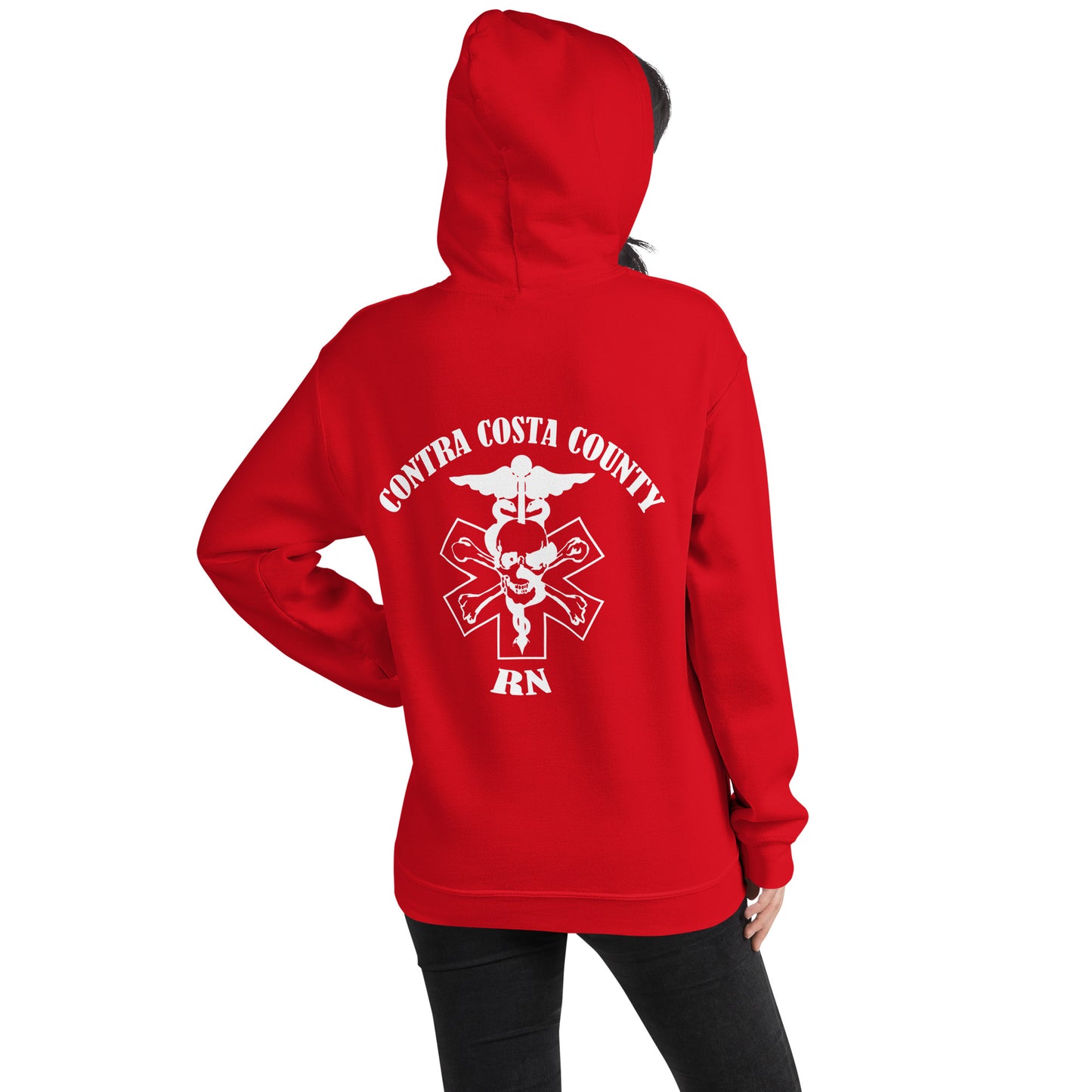 RN Hoodie White Text