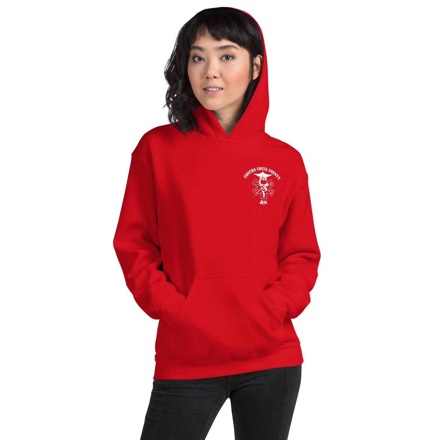 RN Hoodie White Text