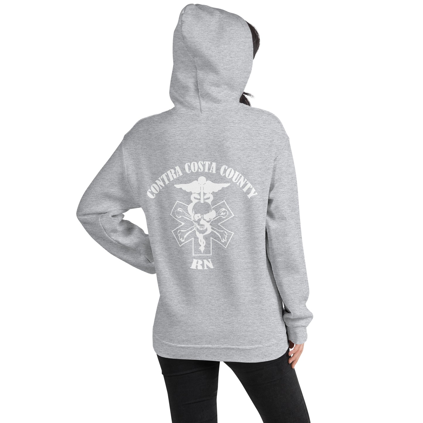 RN Hoodie White Text