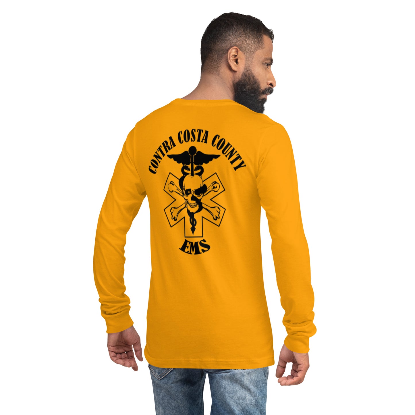 EMS Long Sleeve Tee Black Text