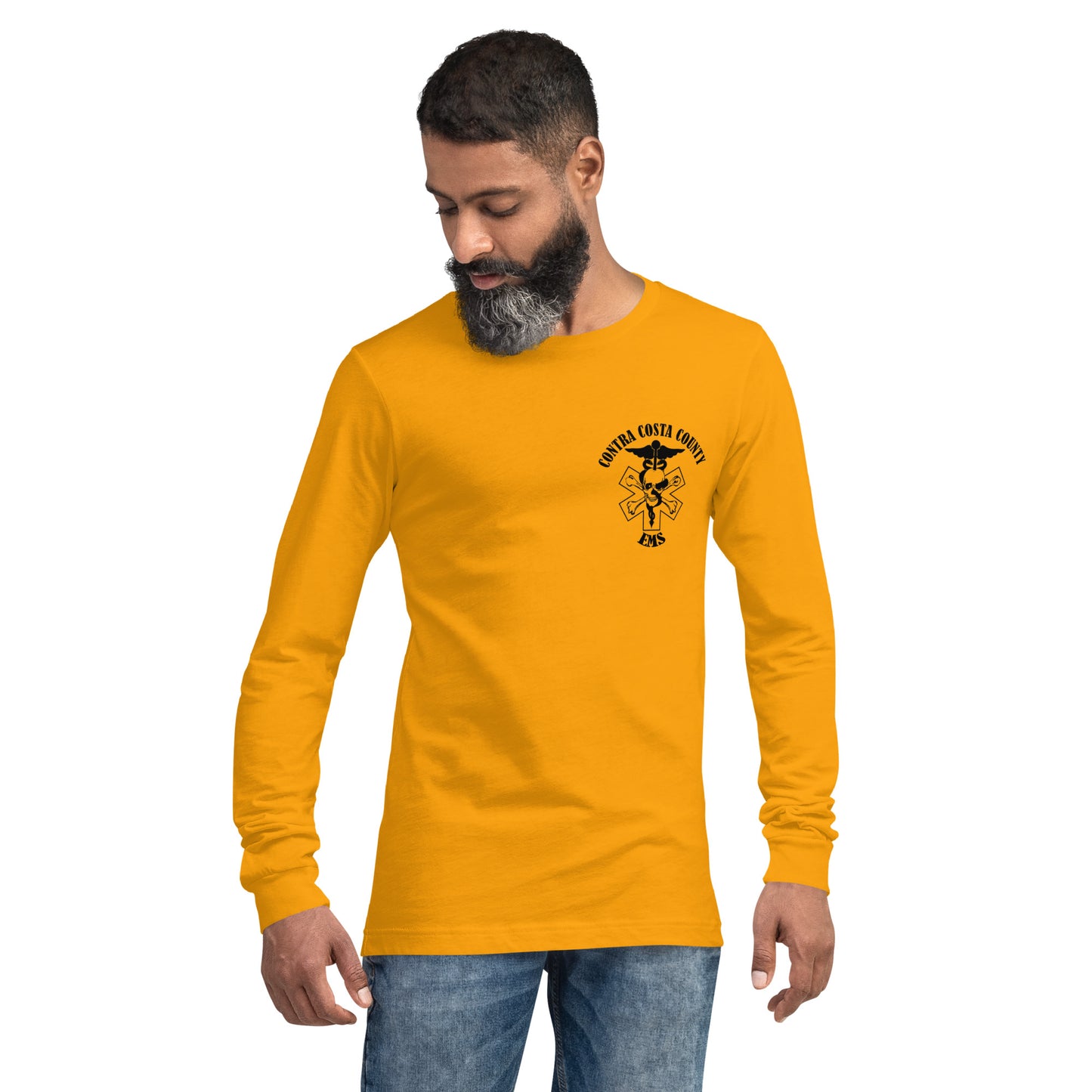 EMS Long Sleeve Tee Black Text
