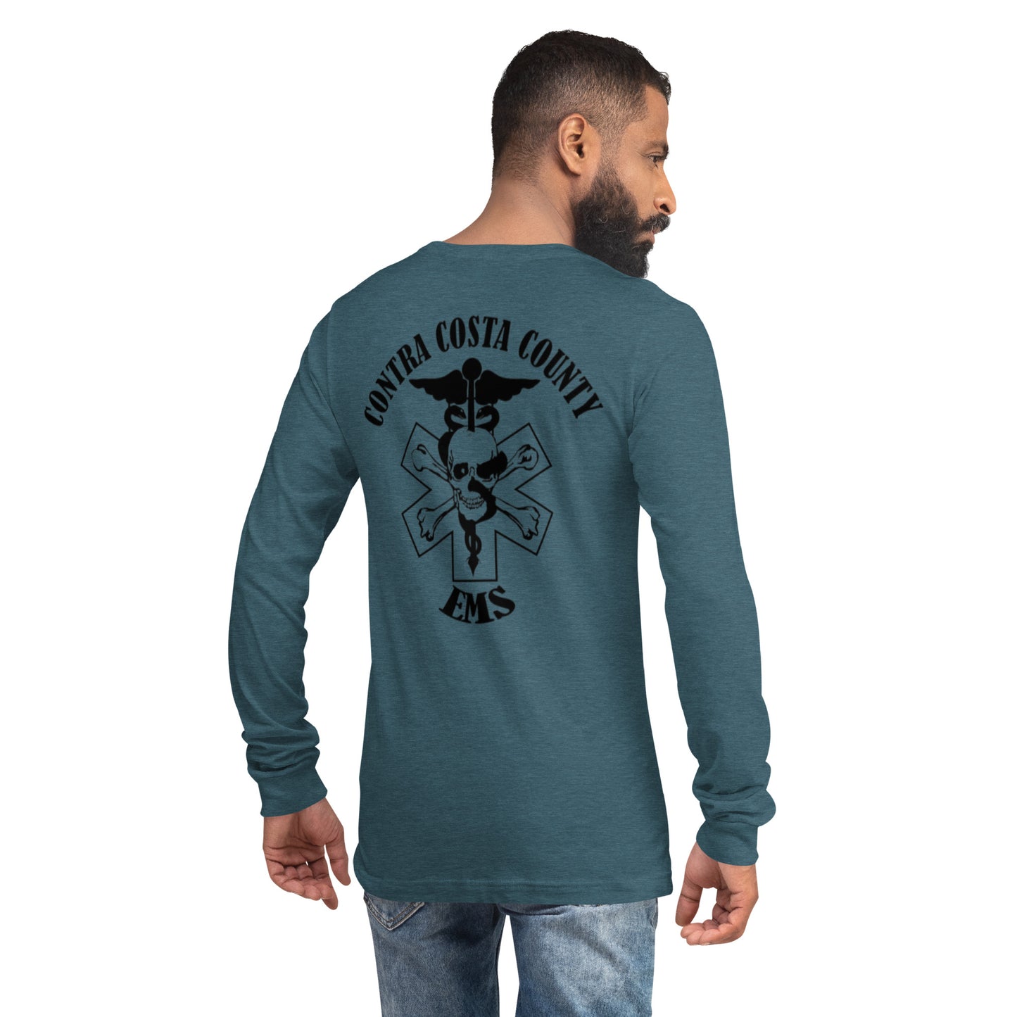 EMS Long Sleeve Tee Black Text