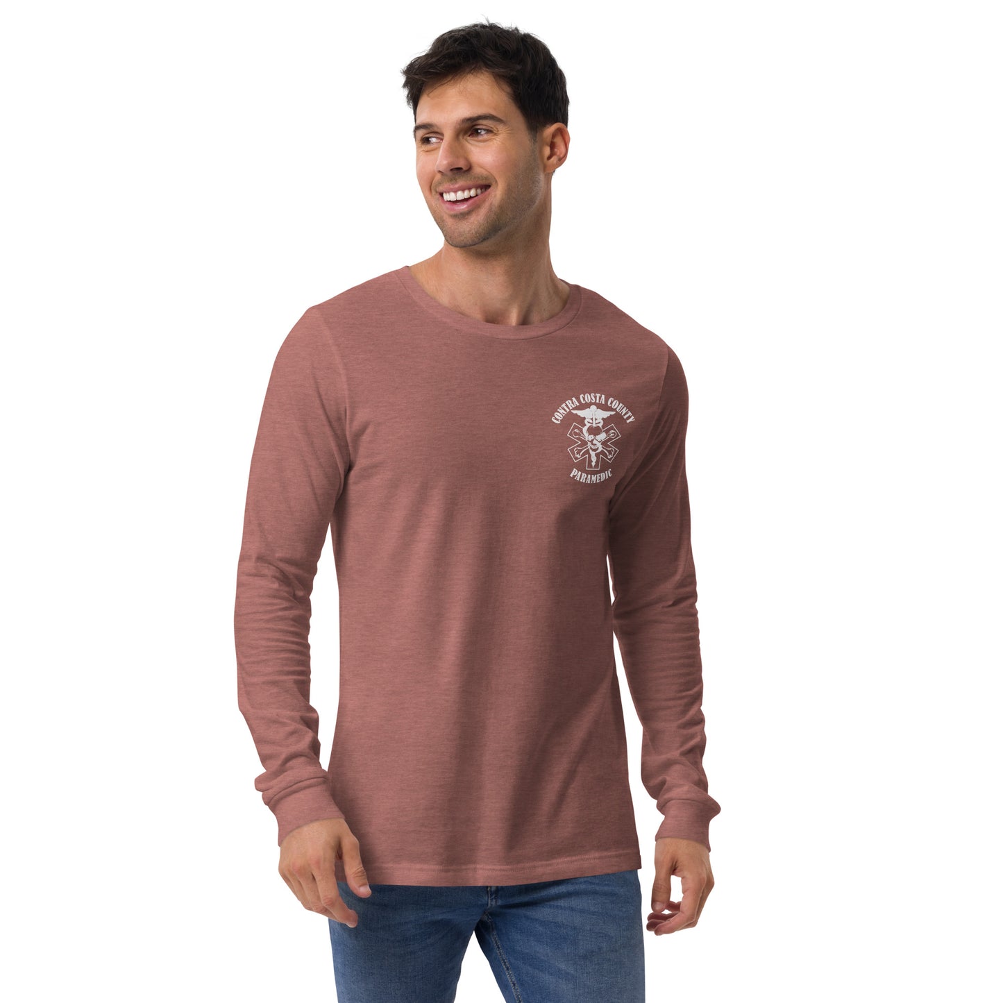 Paramedic Long Sleeve Tee White Text