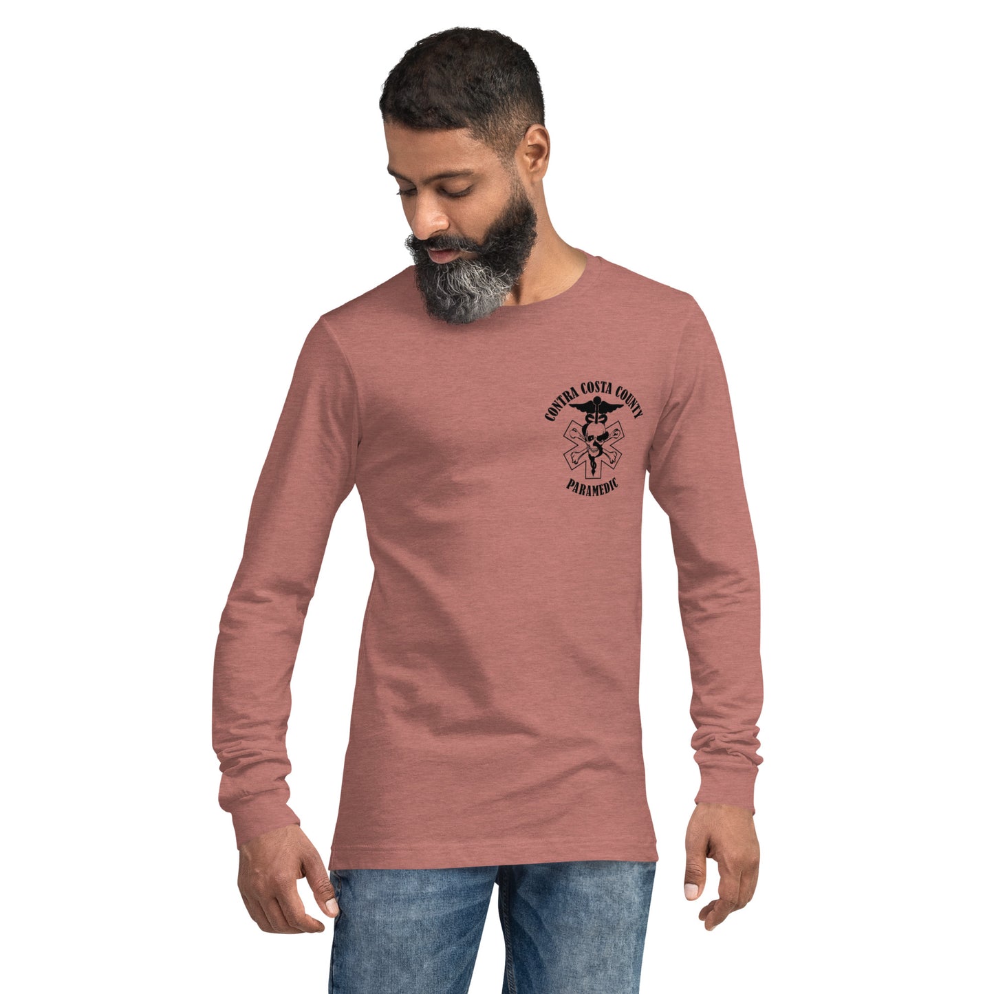Paramedic Long Sleeve Tee Black Text