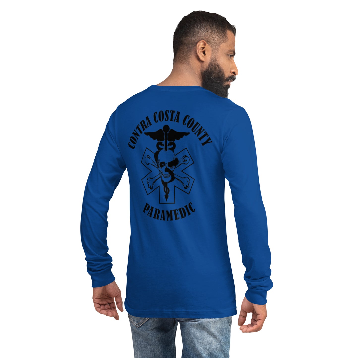 Paramedic Long Sleeve Tee Black Text