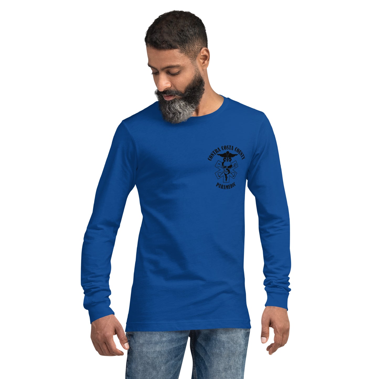 Paramedic Long Sleeve Tee Black Text