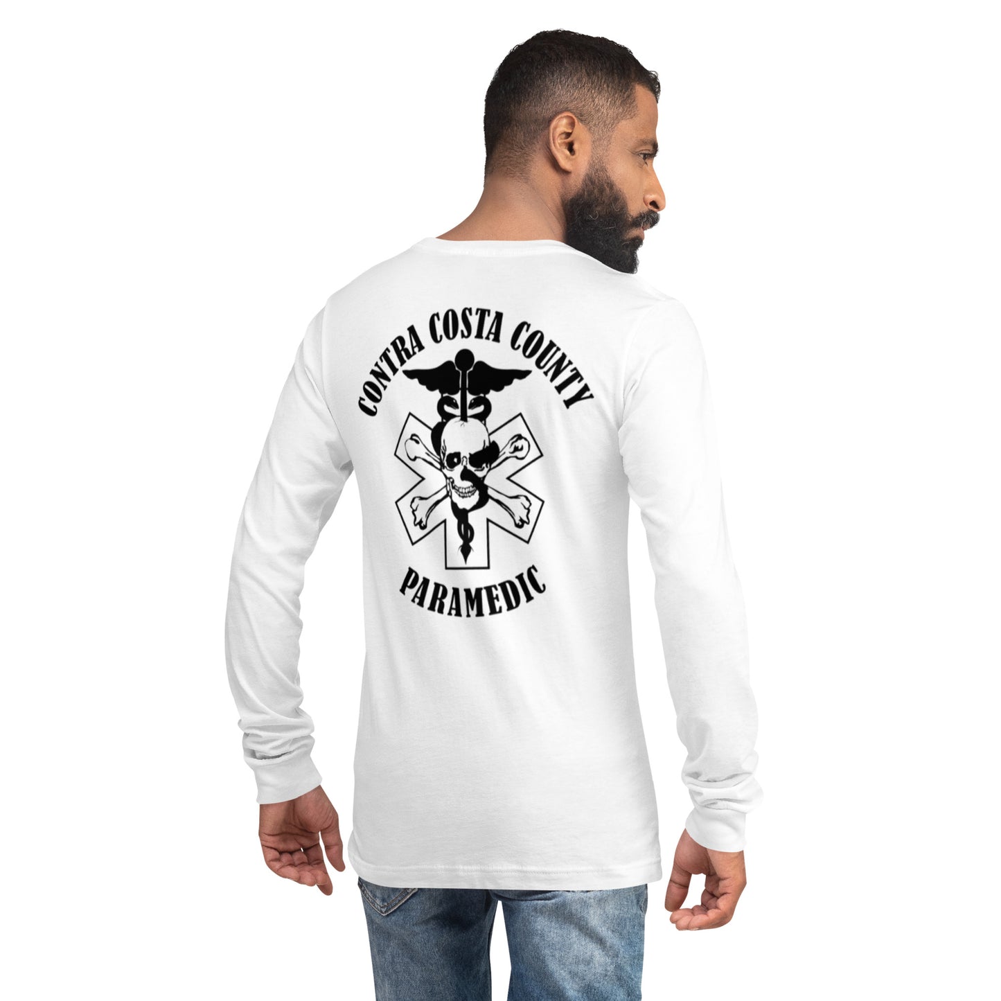 Paramedic Long Sleeve Tee Black Text